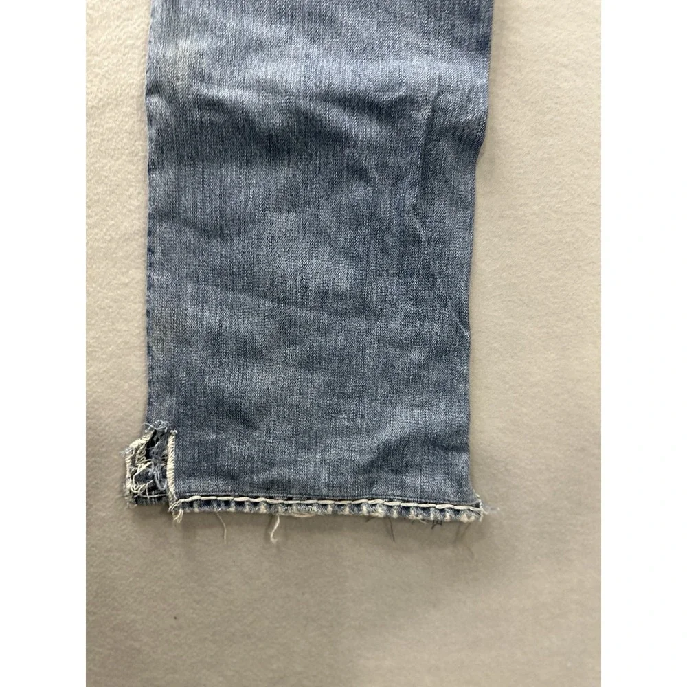 True Religion Ricky Super T White Stitch Jeans Medium Wash Men's 32X30 Rare